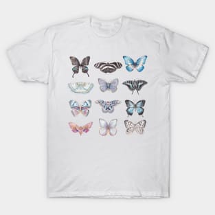 Butterflies in Blues T-Shirt